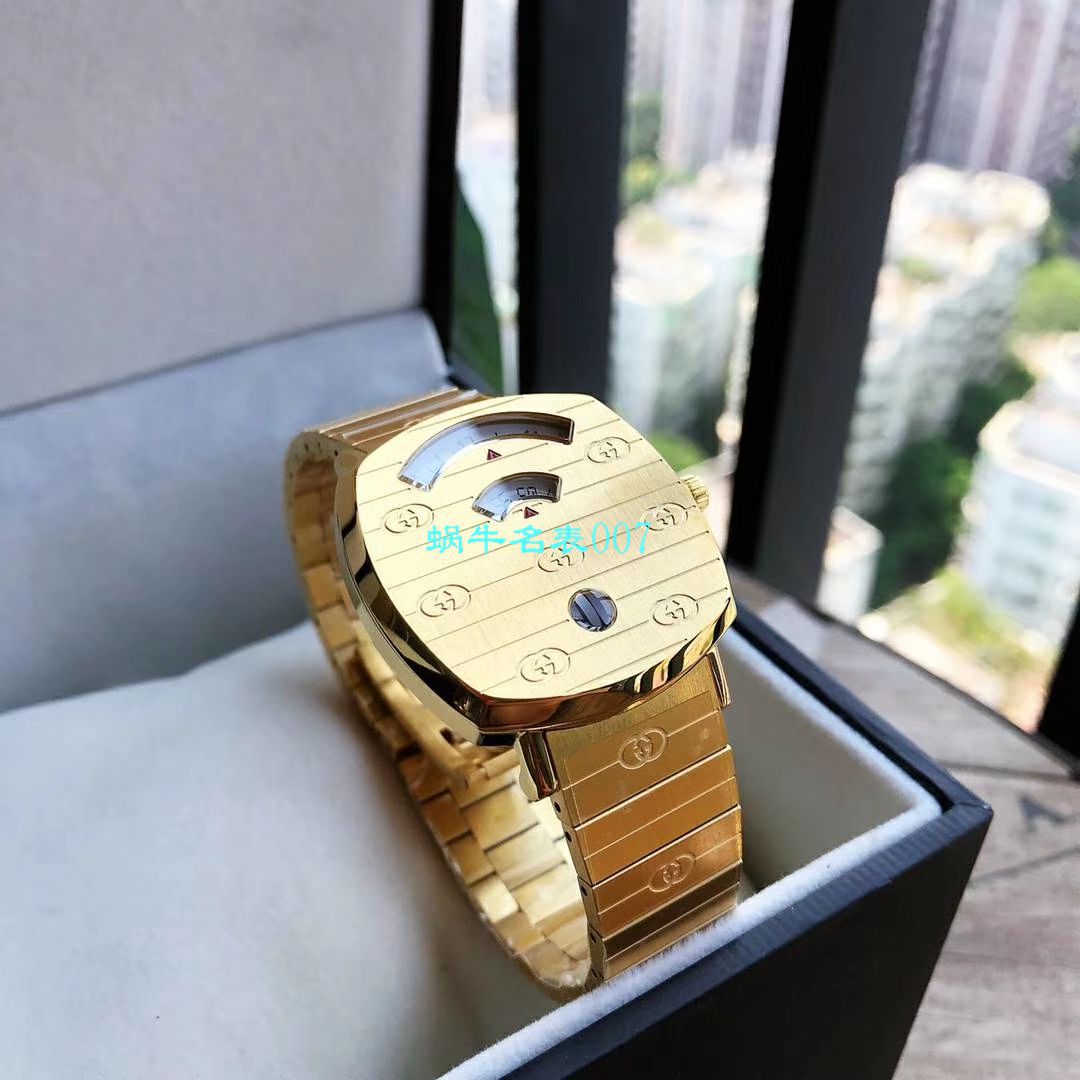   渠道原单  original Gucci,‌古驰‌新款 Grip‌系列腕表YA157403，YA157401手表 / GUCCIKK19