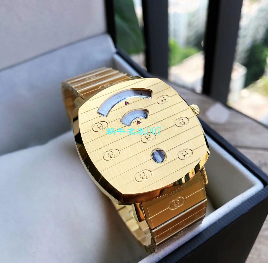   渠道原单  original Gucci,‌古驰‌新款 Grip‌系列腕表YA157403，YA157401手表 / GUCCIKK19