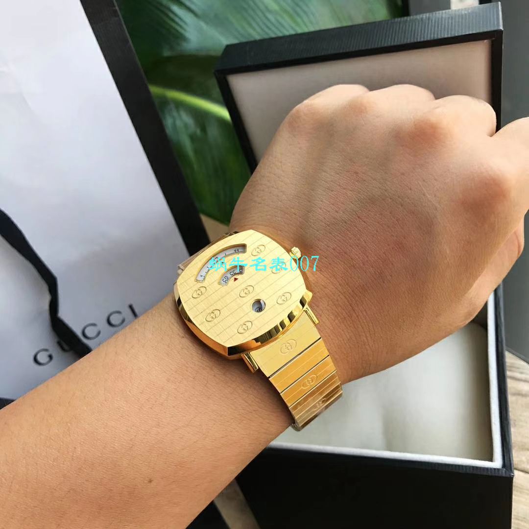   渠道原单  original Gucci,‌古驰‌新款 Grip‌系列腕表YA157403，YA157401手表 / GUCCIKK19