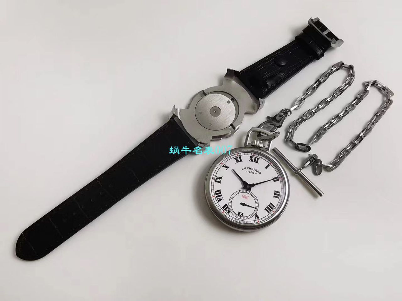   LUC厂Chopard  萧邦L.U.C系列L.U.C THE TRIBUTE系161923-1001腕表‎与‎怀表一‎体腕表 / XB052