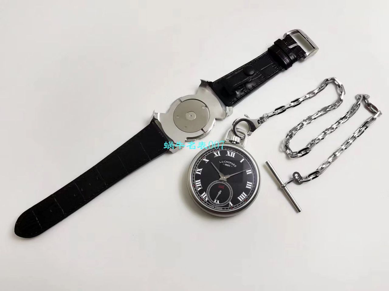   LUC厂Chopard  萧邦L.U.C系列L.U.C THE TRIBUTE系161923-1001腕表‎与‎怀表一‎体腕表 / XB052