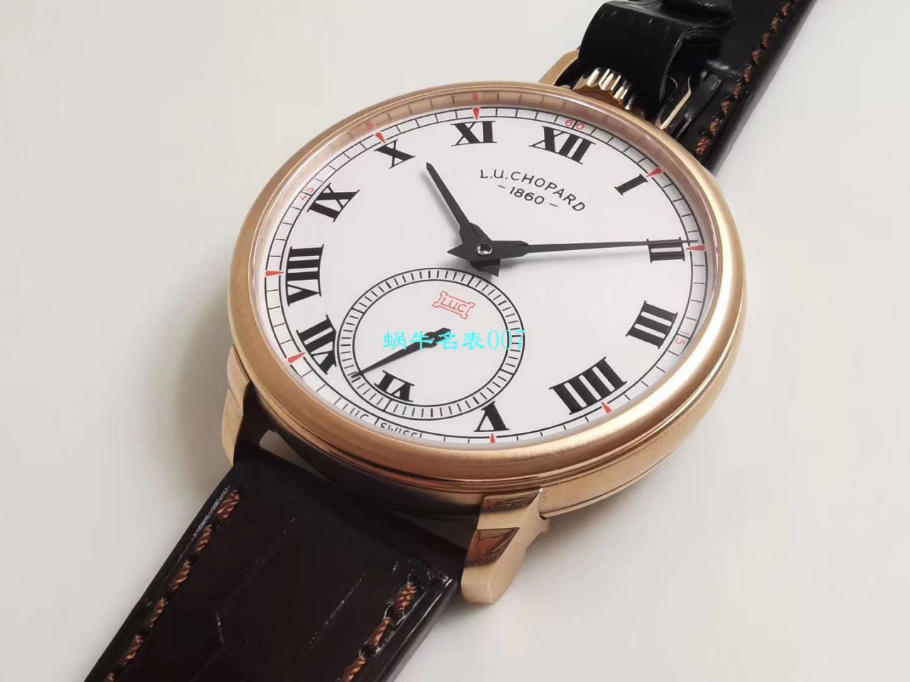   LUC厂Chopard  萧邦L.U.C系列L.U.C THE TRIBUTE系161923-1001腕表‎与‎怀表一‎体腕表 / XB052
