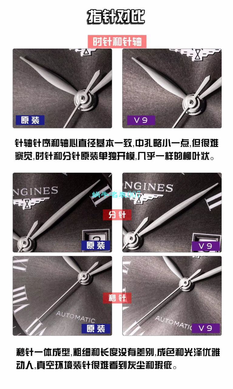   V9厂精  Longines浪琴名匠系列L2.793.5.79.7腕表 / L131