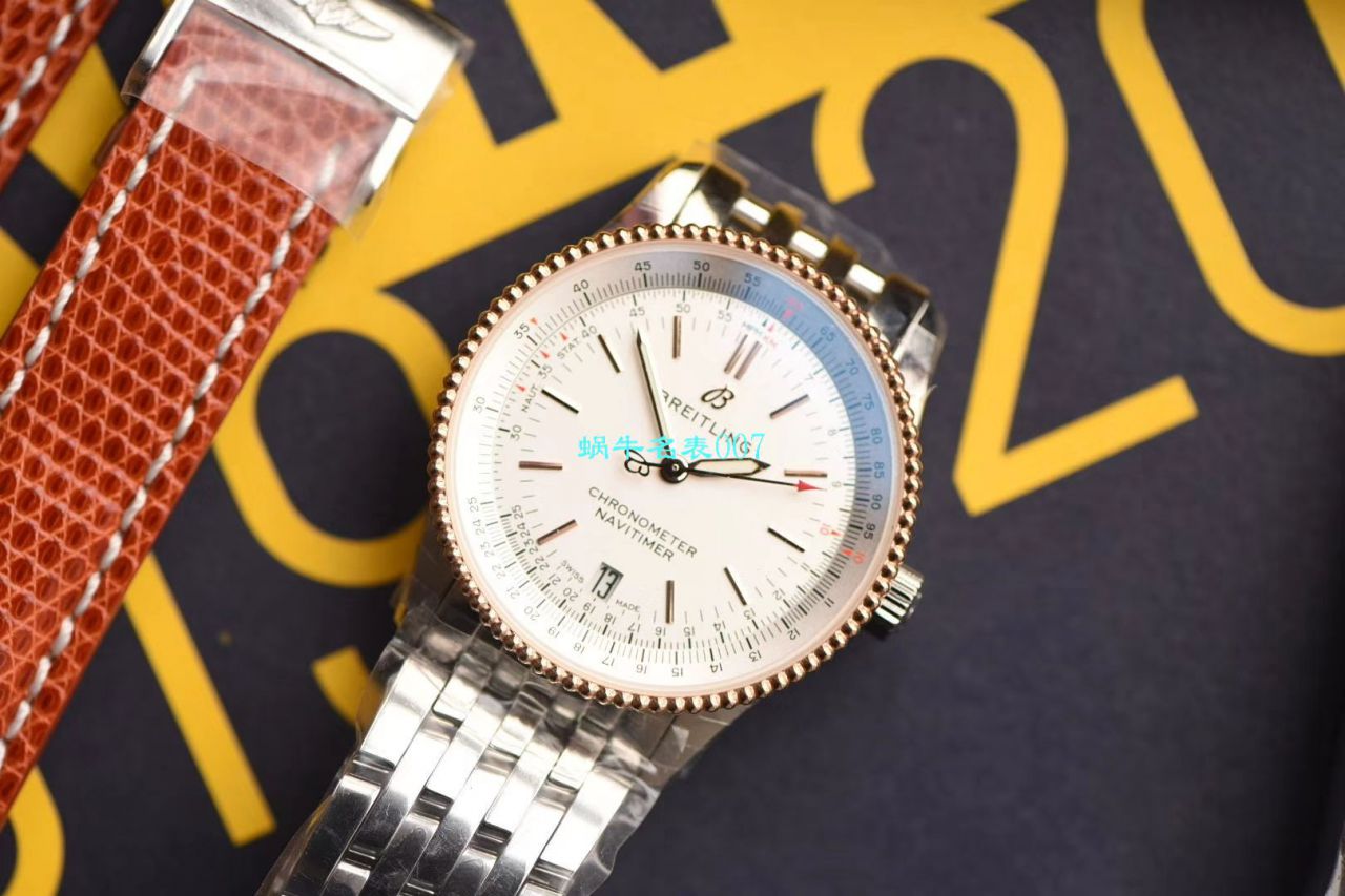 视频评测KOR厂出品表，百年灵航空计时38mm 中性size U17325211G1A1男女均可佩戴 / BL128