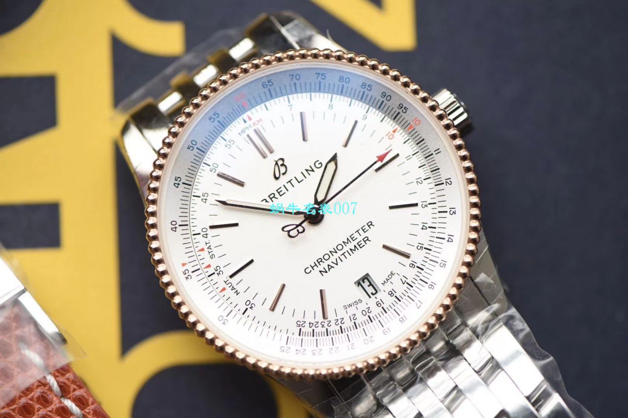 视频评测KOR厂出品表，百年灵航空计时38mm 中性size U17325211G1A1男女均可佩戴 / BL128