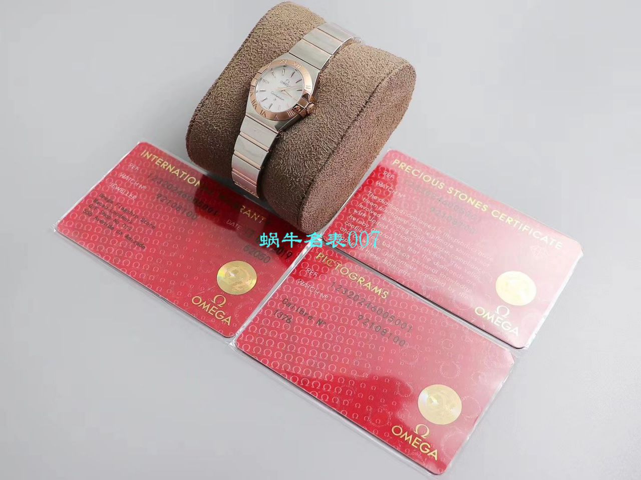   8848厂官网表  欧米茄女装星座小号24/27mm 超级版本2粒南非真钻镶嵌字面 / M661