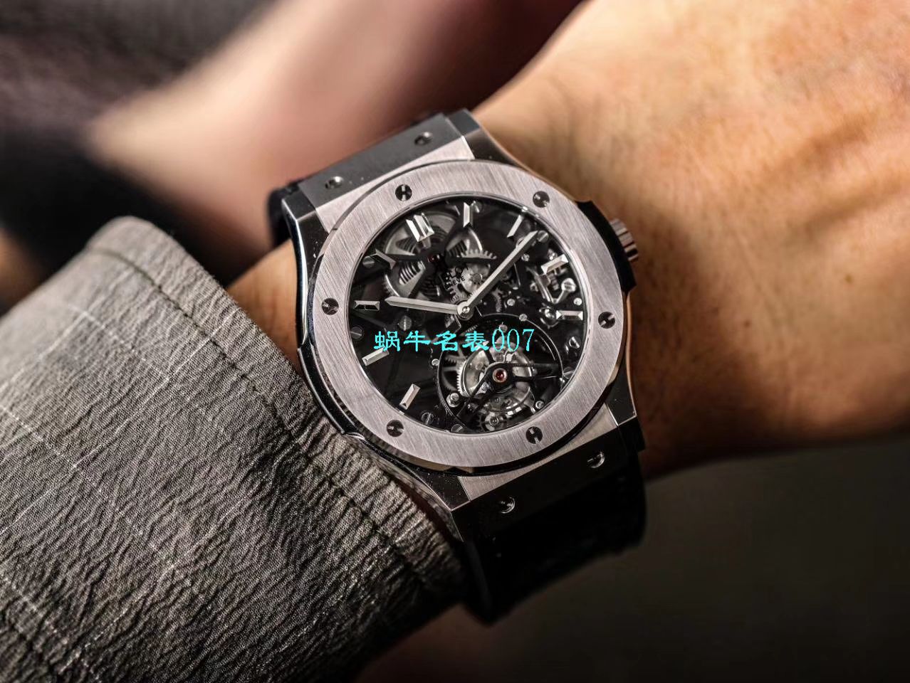 JB厂宇舶经典融合陀飞轮表505 OX 0180 LR 0904，505.OX.0180.LR.1904，505.OX.0180.LR，505.TX.0170.LR腕表 / YUB077