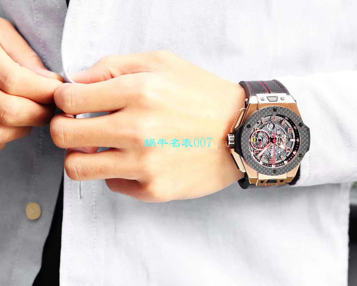 V6厂王金降临宇舶法拉利Hublot  Ferrari Titanium F7系列401.OQ.0123.VR腕表 / YUB078V6