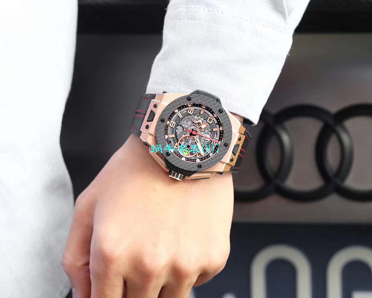 V6厂王金降临宇舶法拉利Hublot  Ferrari Titanium F7系列401.OQ.0123.VR腕表 / YUB078V6