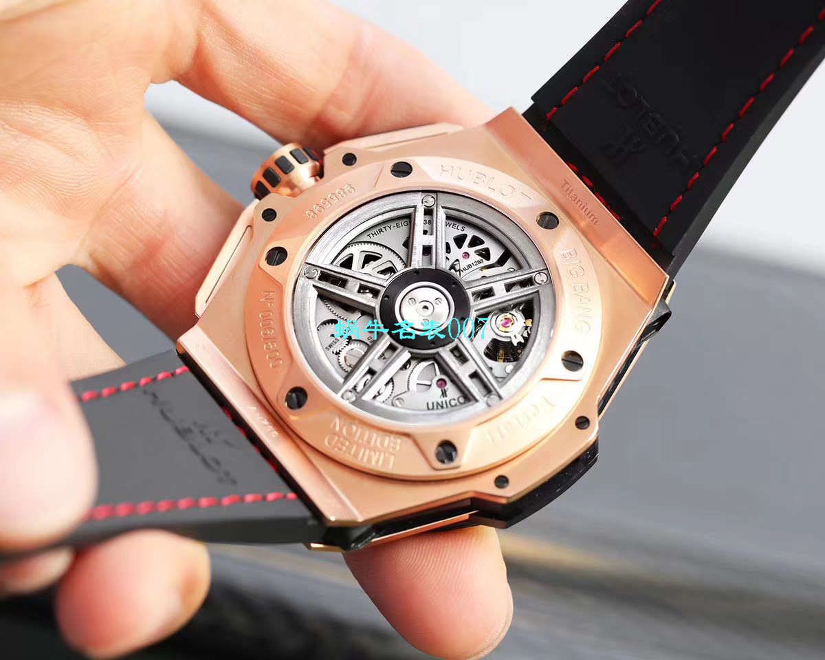 V6厂王金降临宇舶法拉利Hublot  Ferrari Titanium F7系列401.OQ.0123.VR腕表 / YUB078V6