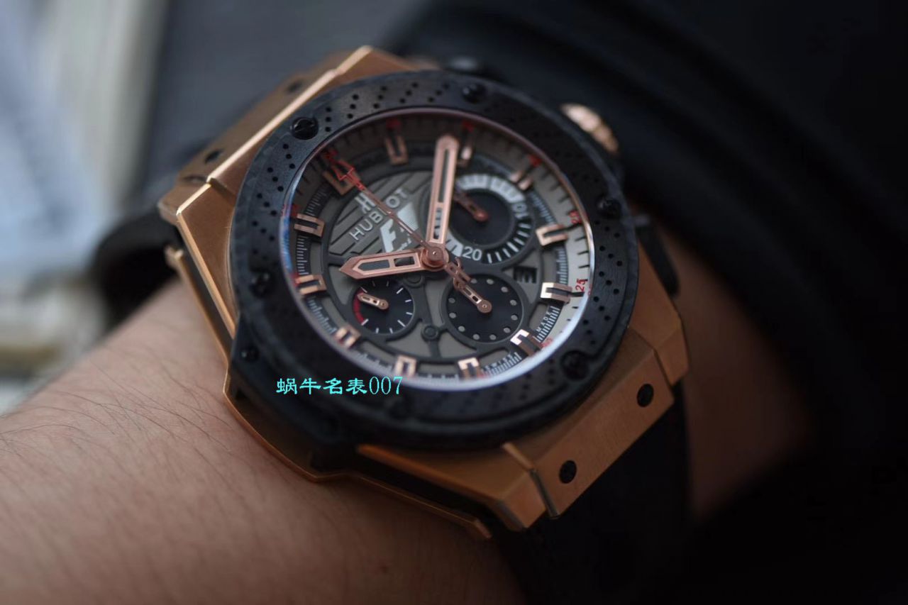 视频评测V6厂宇舶法拉利表Hublot  703.OM.6912.HR.FMC12 King Power Great Britain Limited Edition / YB072V6