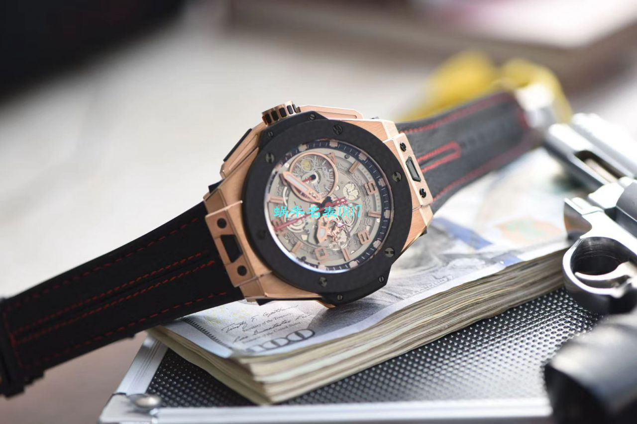 V6厂王金降临宇舶法拉利Hublot  Ferrari Titanium F7系列401.OQ.0123.VR腕表 / YUB078V6