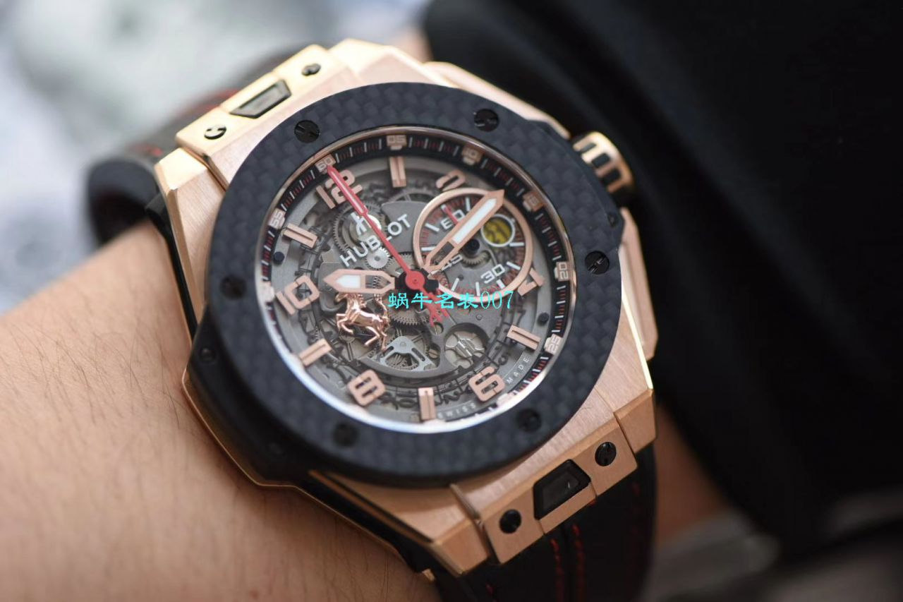 V6厂王金降临宇舶法拉利Hublot  Ferrari Titanium F7系列401.OQ.0123.VR腕表 / YUB078V6