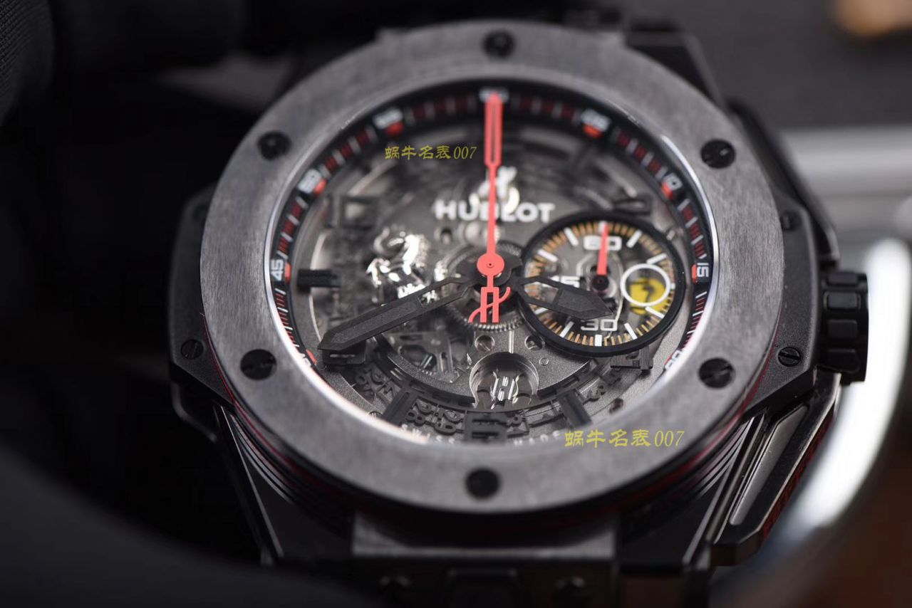 视频讲解V6厂宇舶法拉利Hublot  Ferrari Ceramic F11系列401.CX.0123.VR腕表 / YB062V6