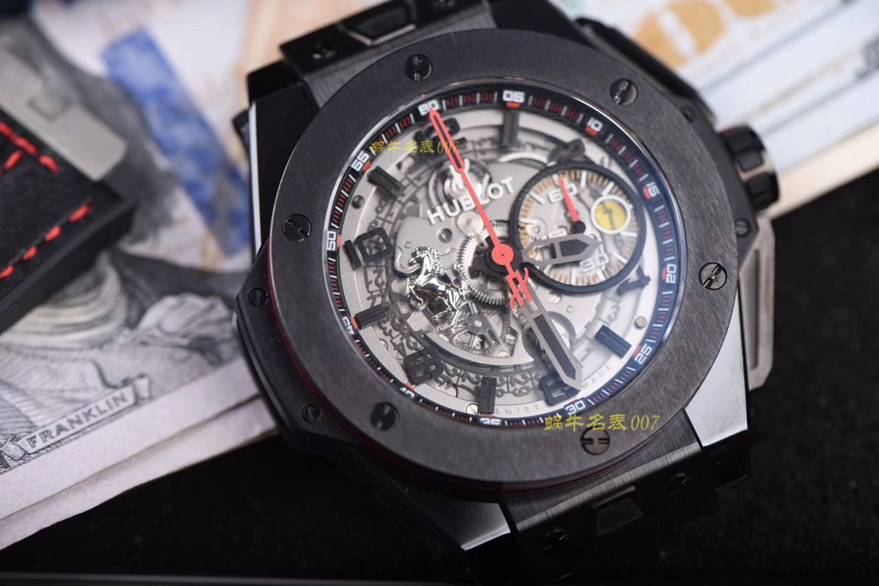 视频讲解V6厂宇舶法拉利Hublot  Ferrari Ceramic F11系列401.CX.0123.VR腕表 / YB062V6