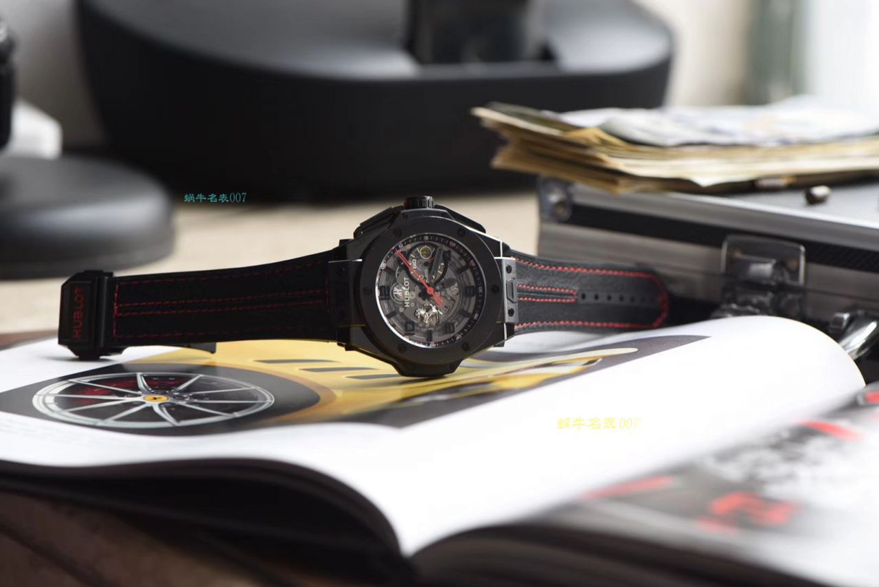 视频讲解V6厂宇舶法拉利Hublot  Ferrari Ceramic F11系列401.CX.0123.VR腕表 / YB062V6
