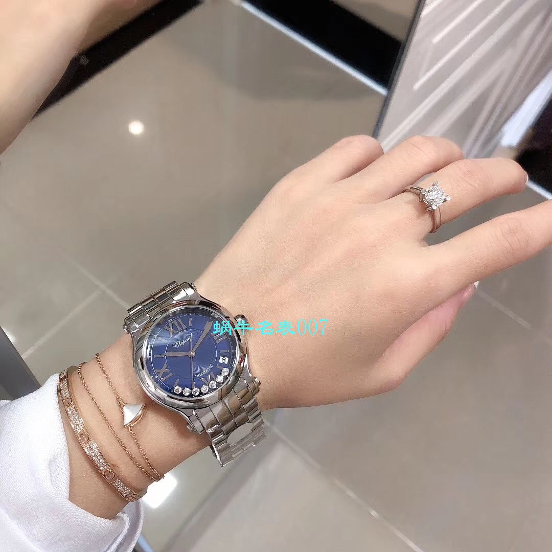   YF厂女表  萧邦HAPPY DIAMONDS系列277472-5002,278559-6002,278582-3002腕表 / XB051