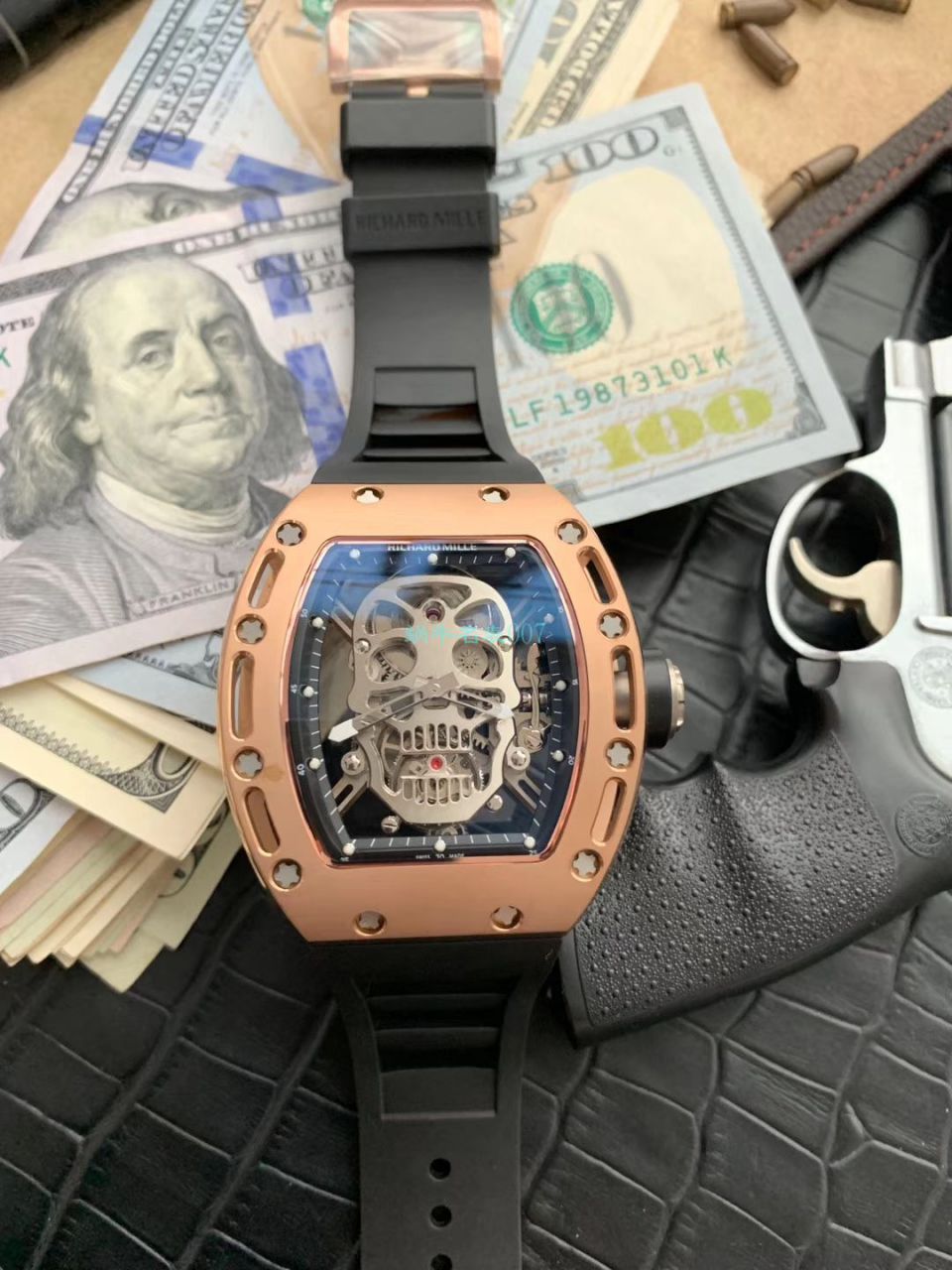 视频评测EUR厂理查德.米勒Richard Mille陀飞轮男RM 052紫金骷髅头至尊鬼王腕表 / RM052EUR 视频评测EUR厂理查德.米勒Richard Mille陀飞轮男RM 052紫金骷髅头至尊鬼王腕表 / RM052EUR
