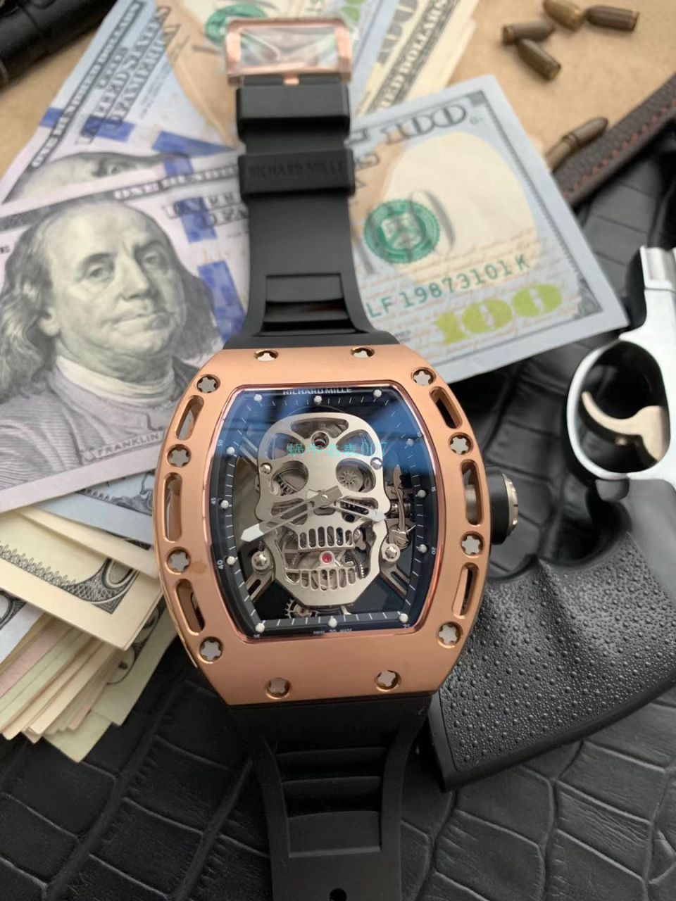 视频评测EUR厂理查德.米勒Richard Mille陀飞轮男RM 052紫金骷髅头至尊鬼王腕表 / RM052EUR 视频评测EUR厂理查德.米勒Richard Mille陀飞轮男RM 052紫金骷髅头至尊鬼王腕表 / RM052EUR