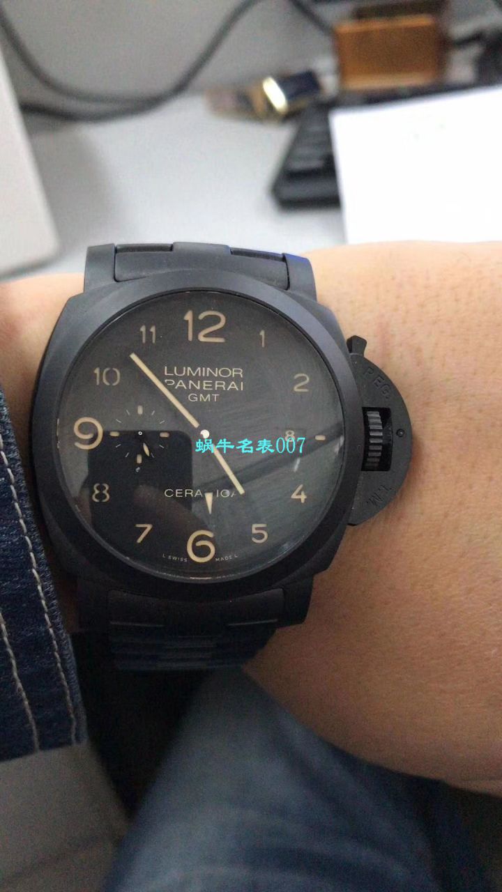   VS厂Panerai  沛纳海全陶瓷PAM00438全陶瓷V3版本加强版黑机 / VS438V3
