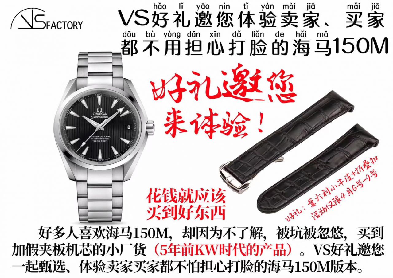   VS  欧米茄海马AQUA TERRA 150米系列231.10.42.21.01.002腕表(欧米茄大黄蜂) / M327