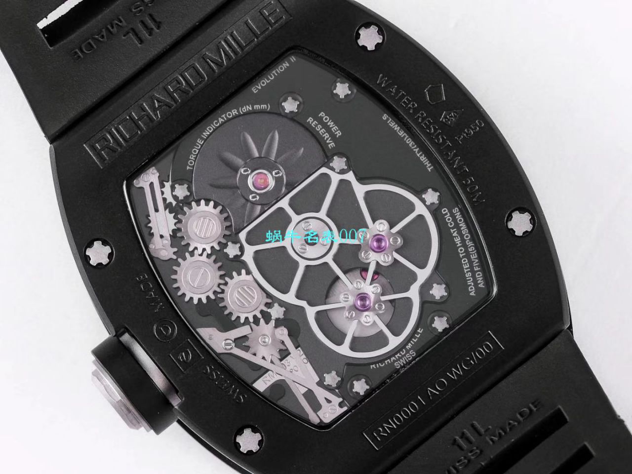 RICHARD MILLE（理查德米勒）视频评测里查德米尔男士系列RM 001腕表JB厂理查德·米勒RM001真陀飞轮 / RM 001MM