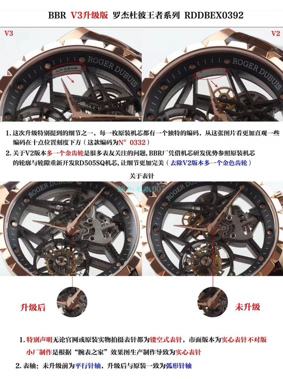 BBR厂V3版本罗杰杜彼王者系列陀飞轮RDDBEX0404 / LJ076