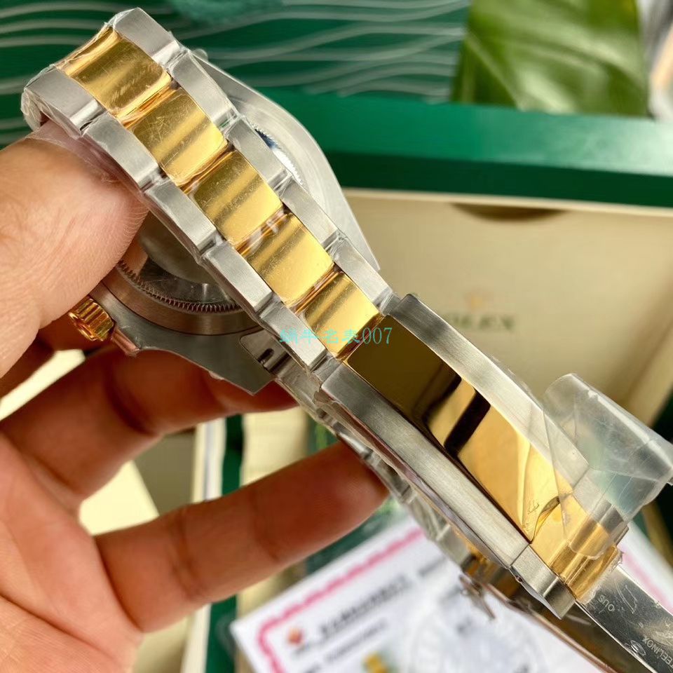 高端定制包金ETA机芯劳力士潜航者型116613LB-97203 蓝盘腕表(间金蓝水鬼) / R597