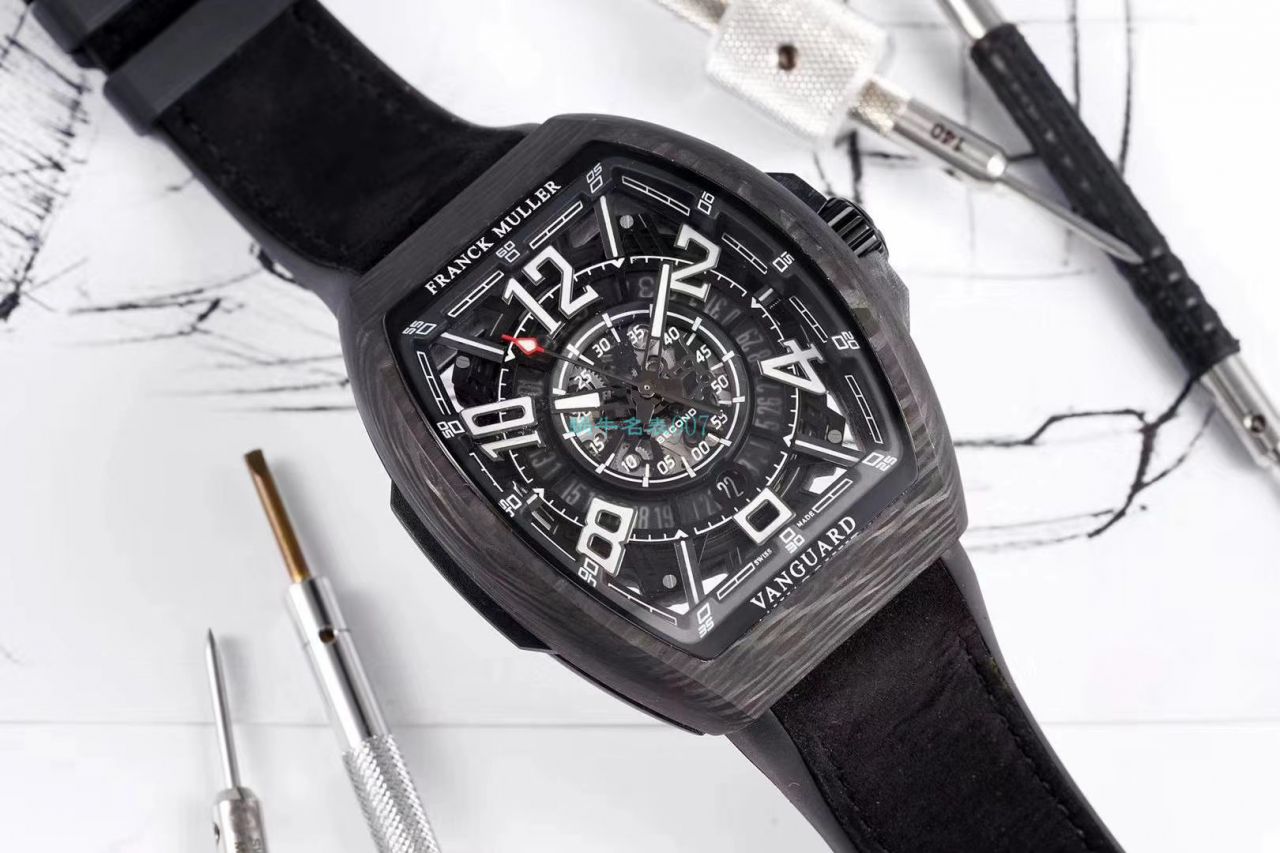 TW厂推出法穆兰碳纤维WPHH 2020 Vanguard™ Racing镂空系列腕表 / FL070