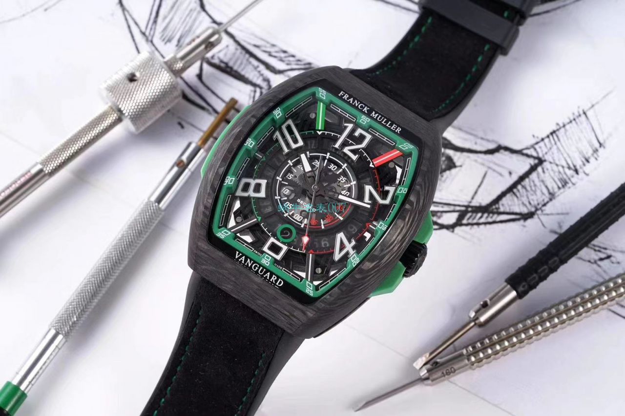 TW厂推出法穆兰碳纤维WPHH 2020 Vanguard™ Racing镂空系列腕表 / FL070