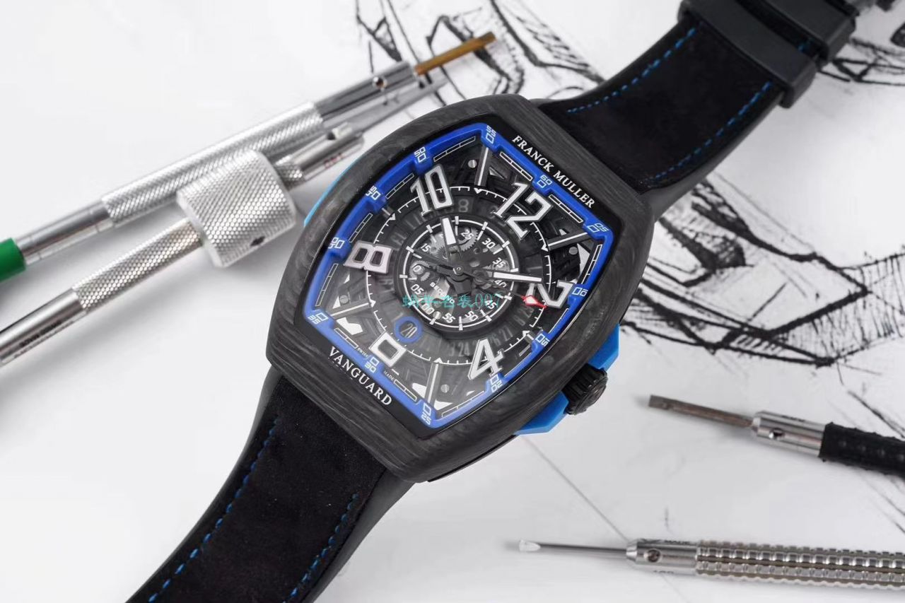 TW厂推出法穆兰碳纤维WPHH 2020 Vanguard™ Racing镂空系列腕表 / FL070