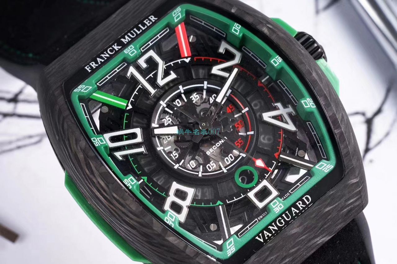 TW厂推出法穆兰碳纤维WPHH 2020 Vanguard™ Racing镂空系列腕表 / FL070