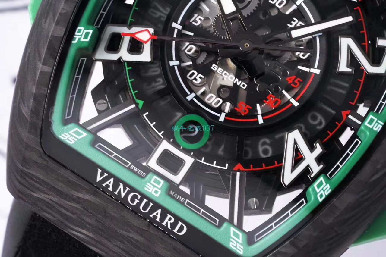 TW厂推出法穆兰碳纤维WPHH 2020 Vanguard™ Racing镂空系列腕表 / FL070