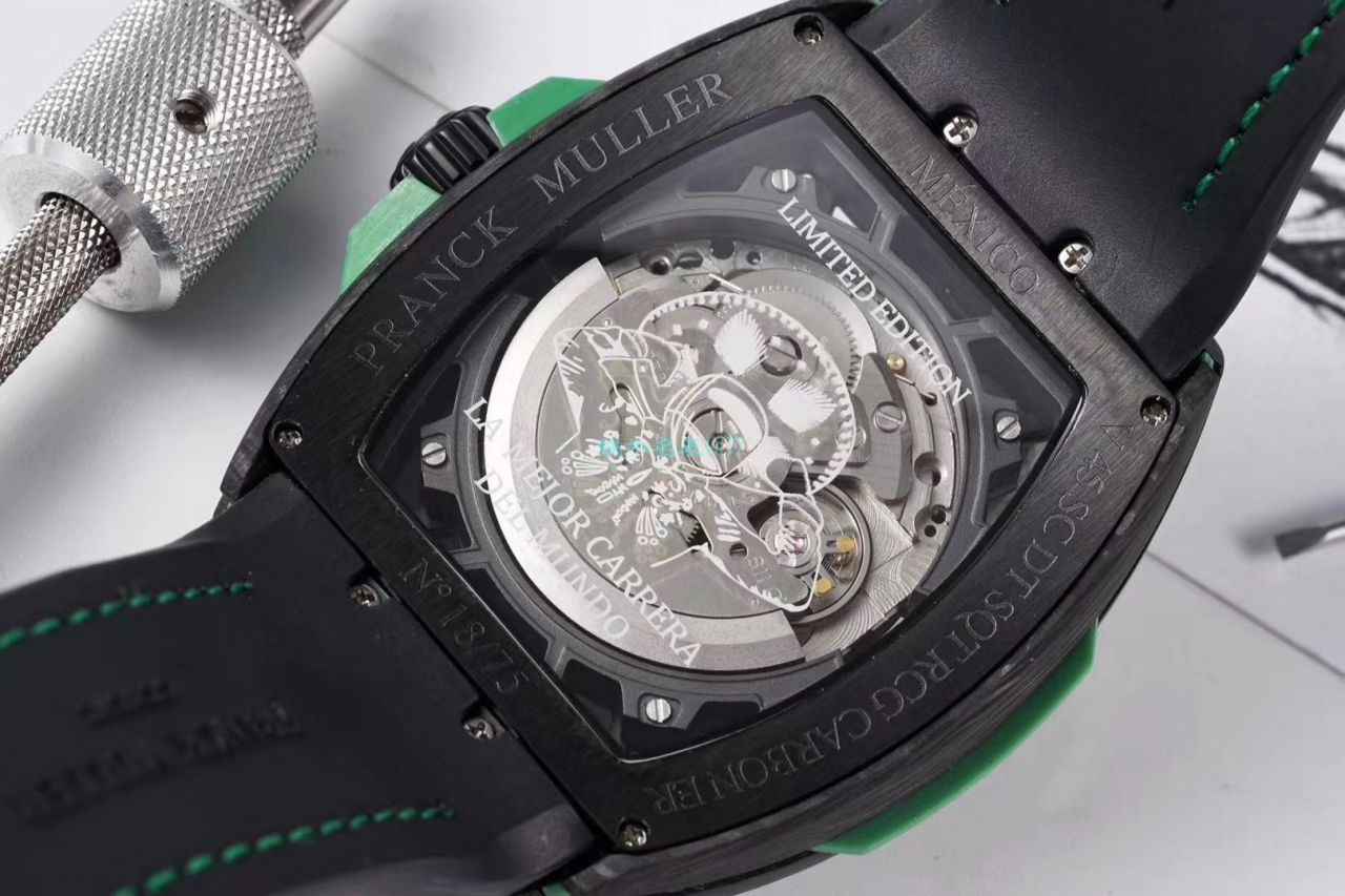 TW厂推出法穆兰碳纤维WPHH 2020 Vanguard™ Racing镂空系列腕表 / FL070