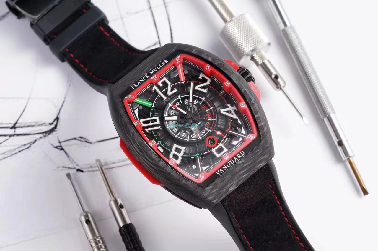 TW厂推出法穆兰碳纤维WPHH 2020 Vanguard™ Racing镂空系列腕表 / FL070