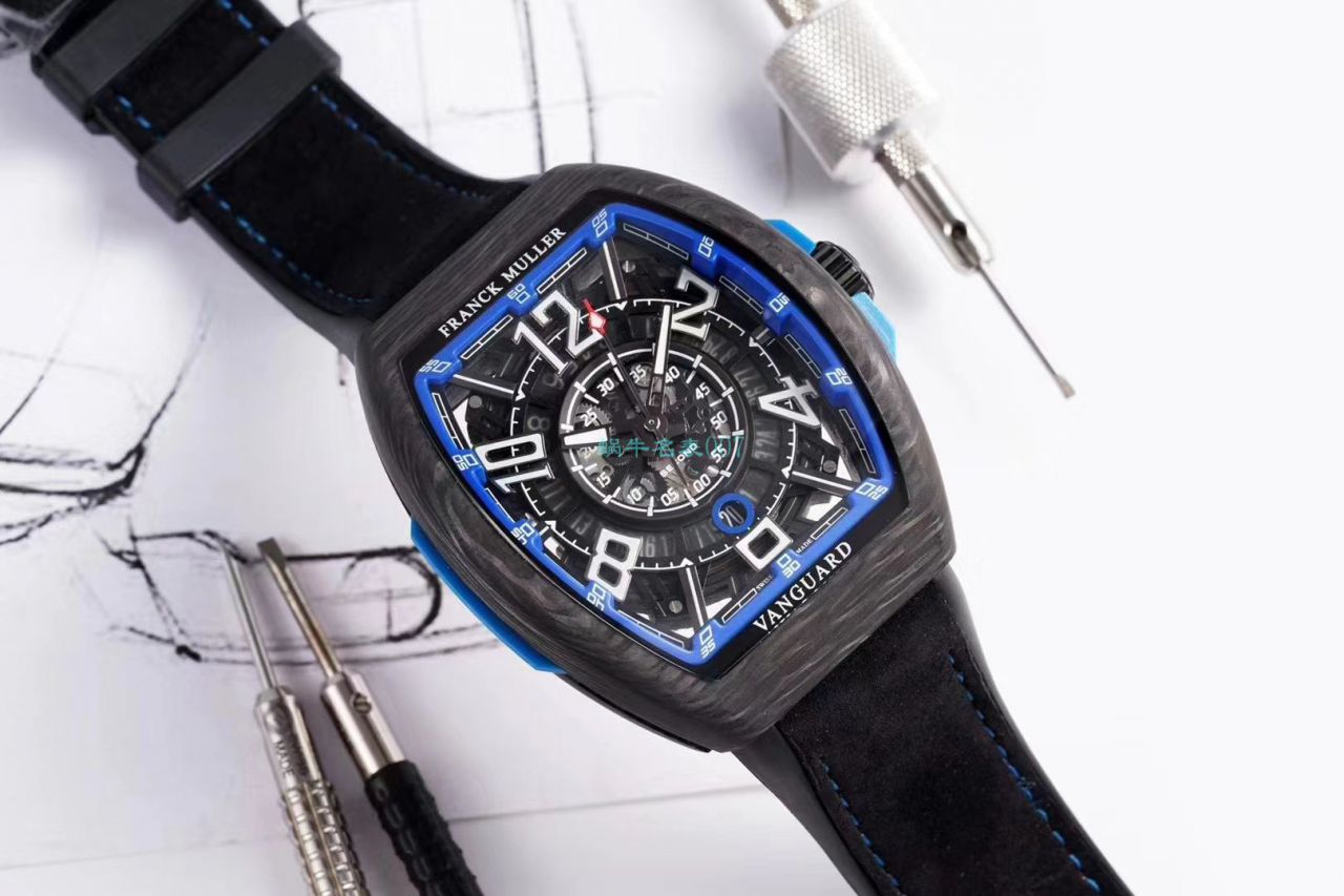 TW厂推出法穆兰碳纤维WPHH 2020 Vanguard™ Racing镂空系列腕表 / FL070