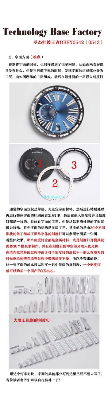 TBF厂罗杰杜彼王者系列DBEX0542,DBEX0543腕表 / LJ077