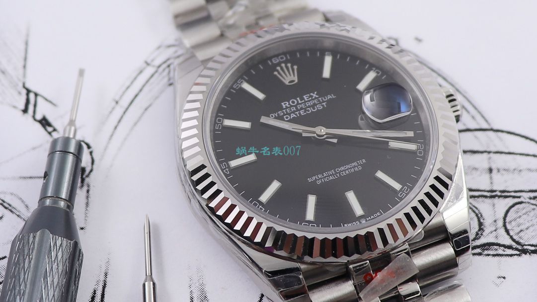 RE厂劳力士日志型系列m126334-0022绿萝腕表 / R607