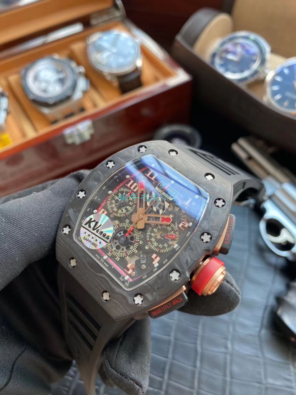 KV厂V2锻造碳纤维理查德米勒RM 011 LOTUS F1 TEAM 莲花车队限量版 / KVRM011LOTUSF1