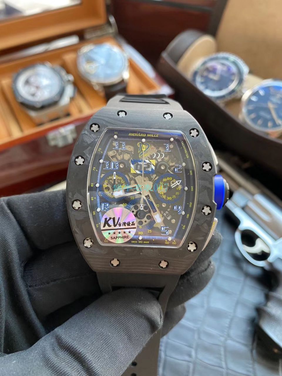 KV厂V2锻造碳纤维理查德米勒RM 011 LOTUS F1 TEAM 莲花车队限量版 / KVRM011LOTUSF1
