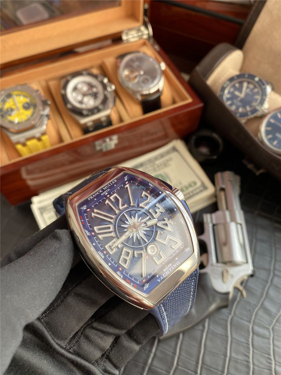 视频评测ZF厂法穆兰蓝游艇V 45 SC DT YACHTING腕表 / FL073