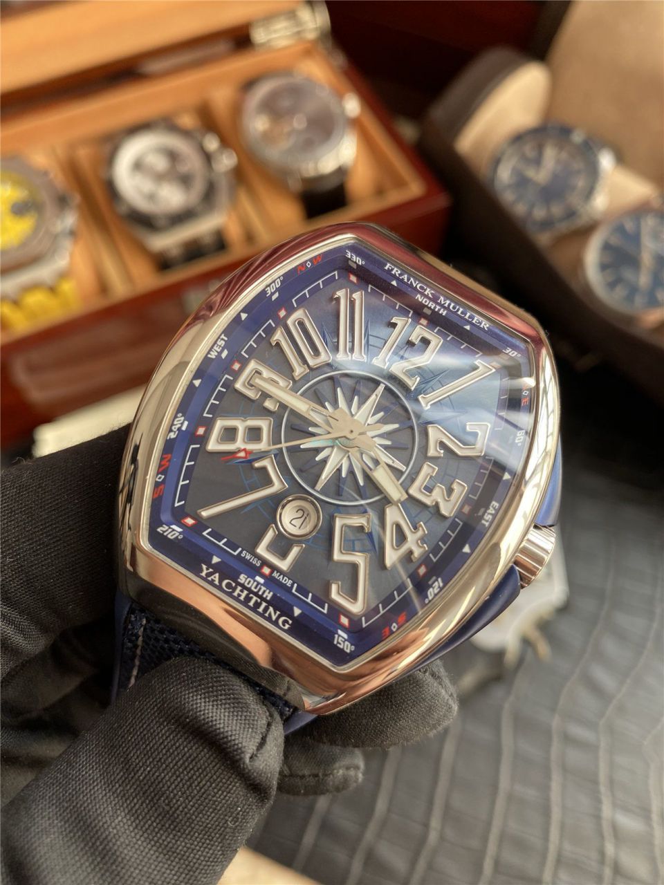 视频评测ZF厂法穆兰蓝游艇V 45 SC DT YACHTING腕表 / FL073