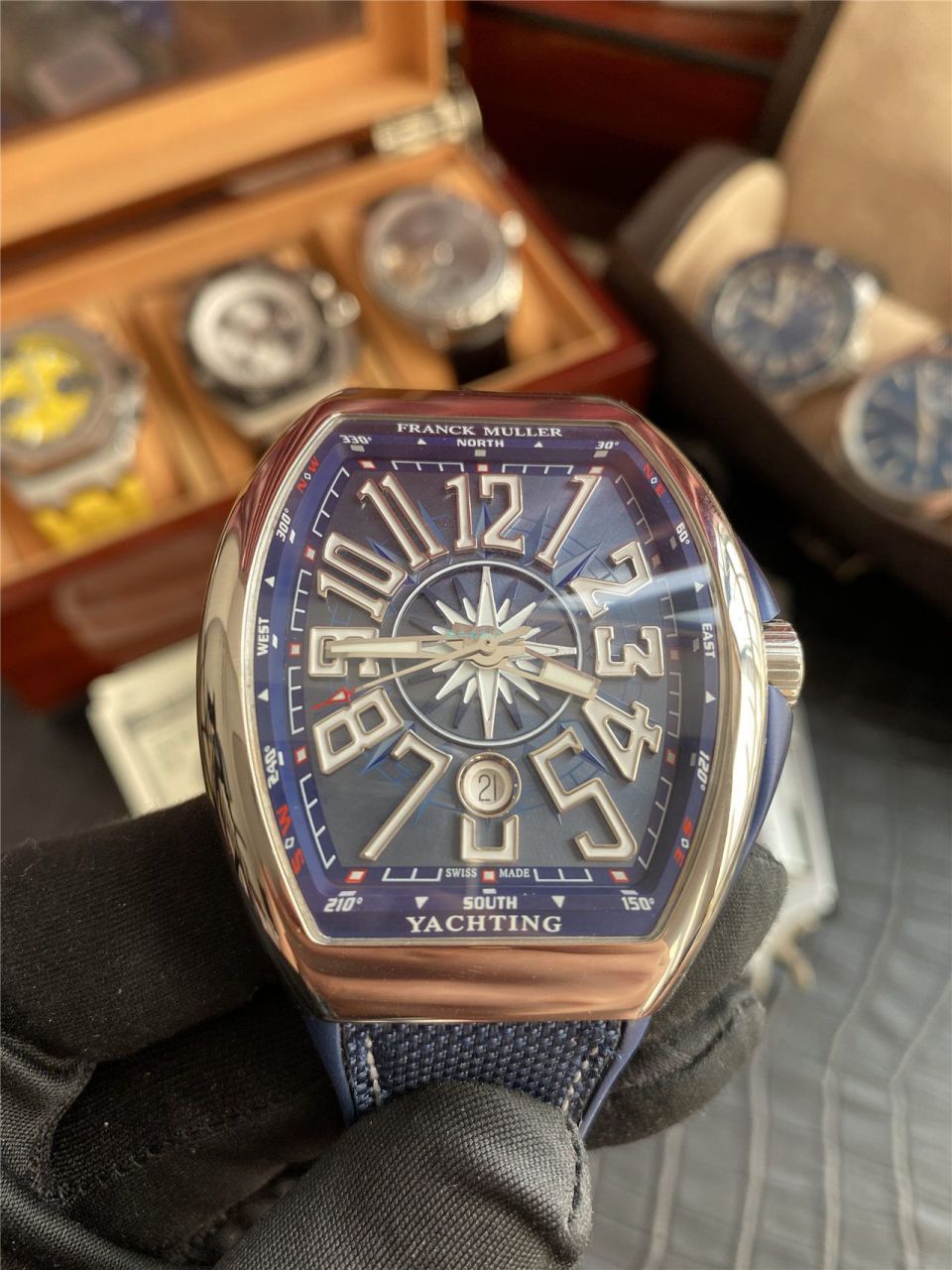 视频评测ZF厂法穆兰蓝游艇V 45 SC DT YACHTING腕表 / FL073