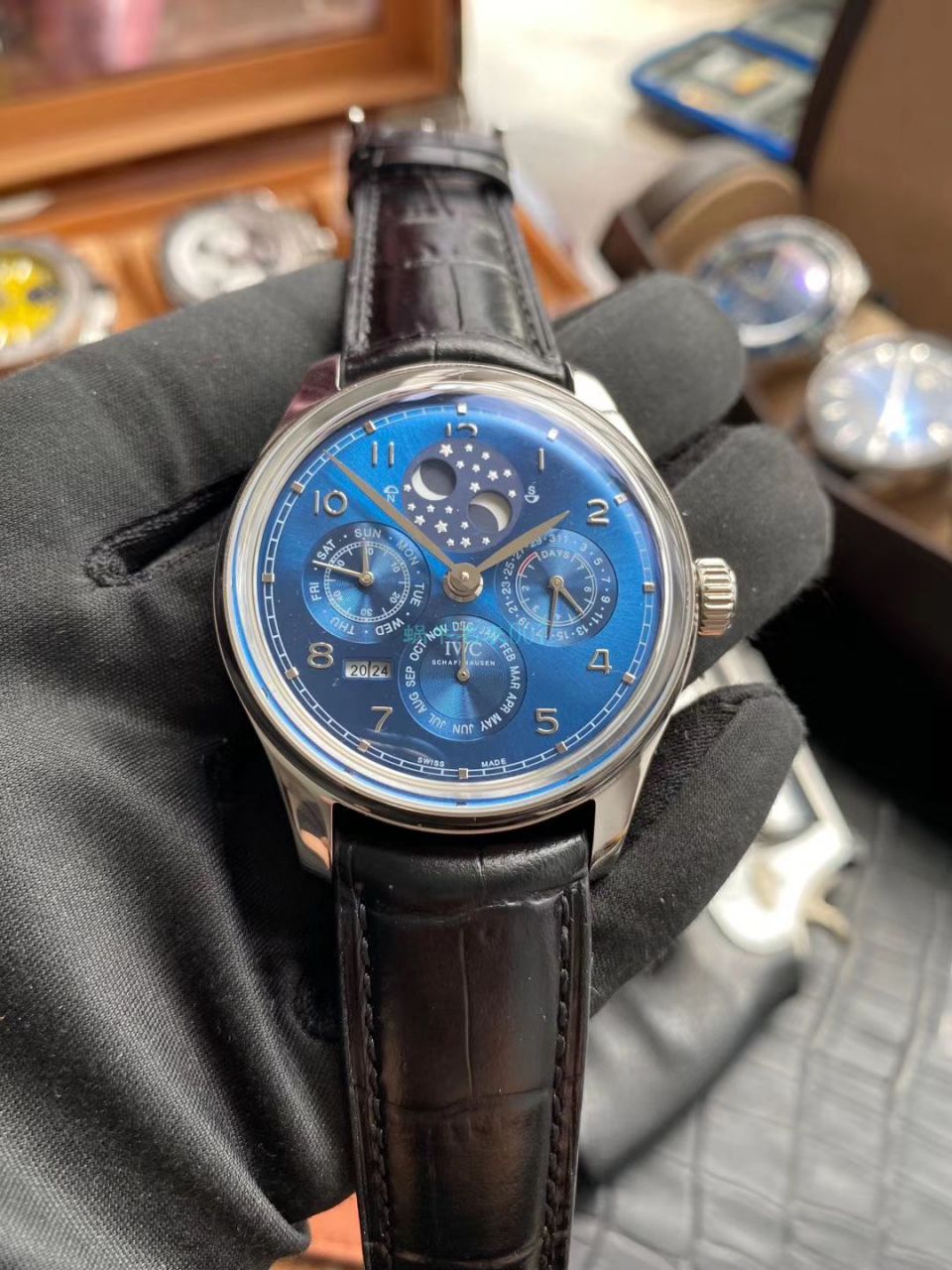 V9厂官网万国葡萄牙万年历IW503401，IW502213，IW502305腕表 / WG532