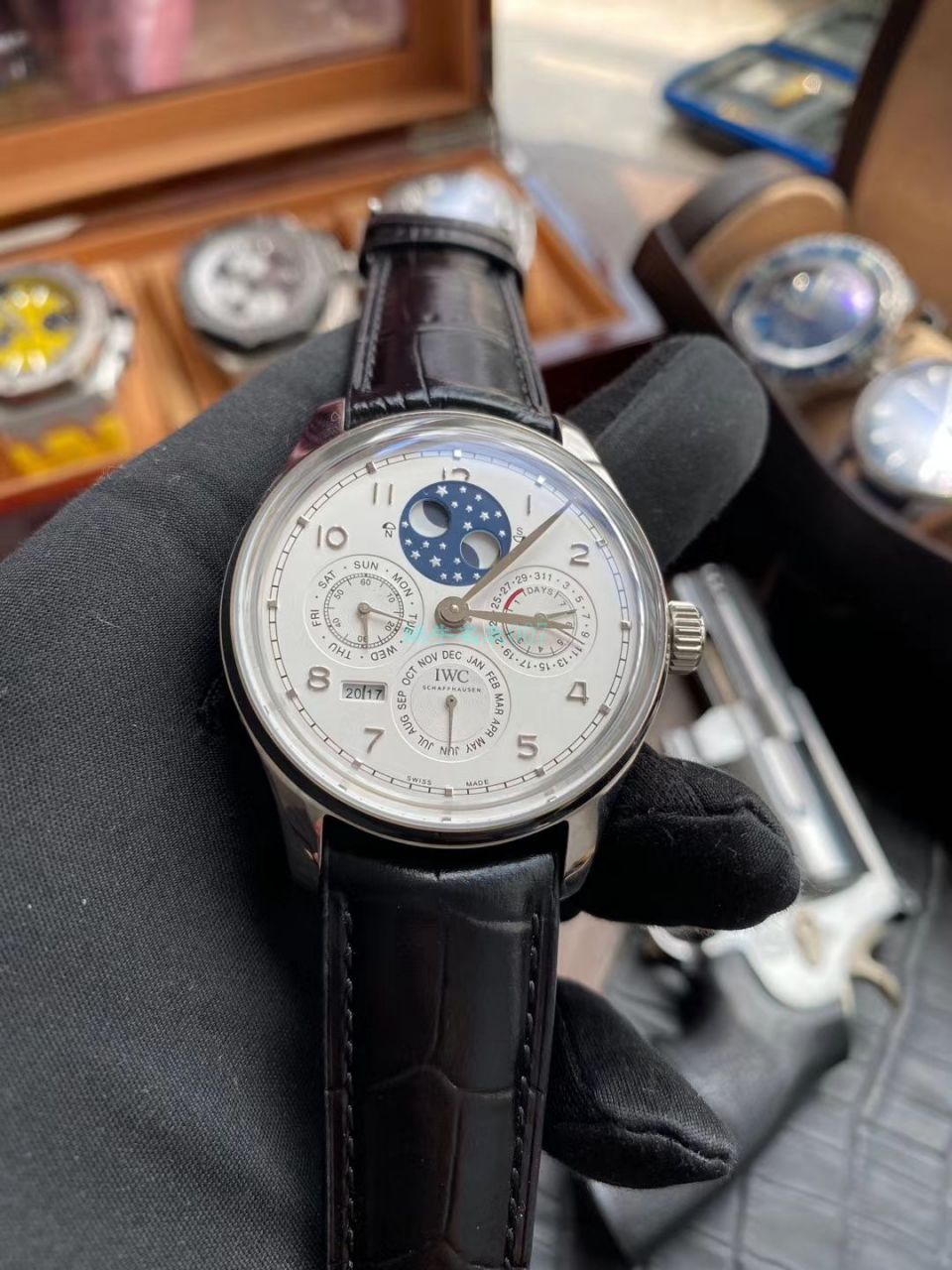 V9厂官网万国葡萄牙万年历IW503401，IW502213，IW502305腕表 / WG532