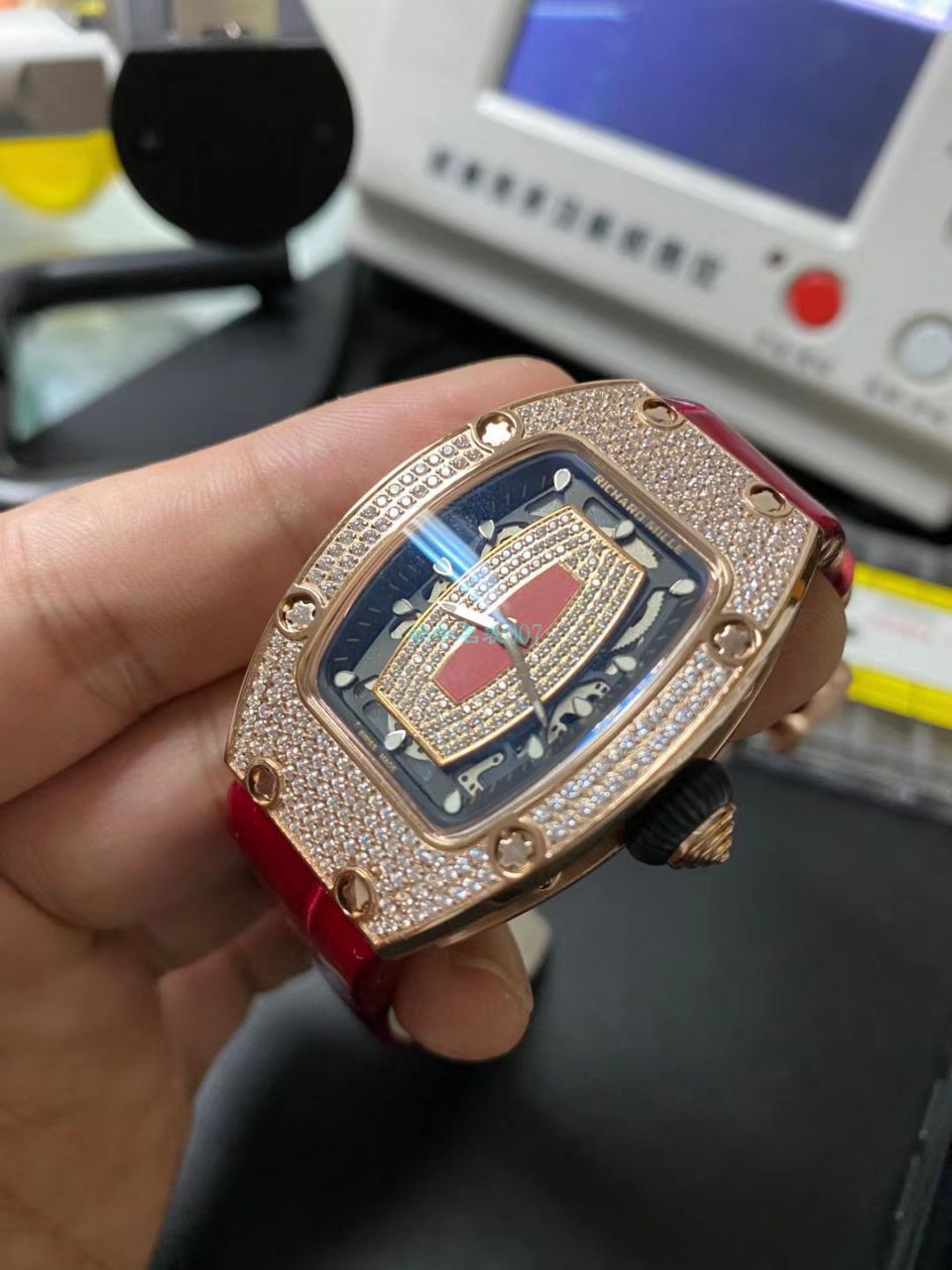 Richard Mille 理查德米勒RM007女神镶钻腕表 / RM007nv