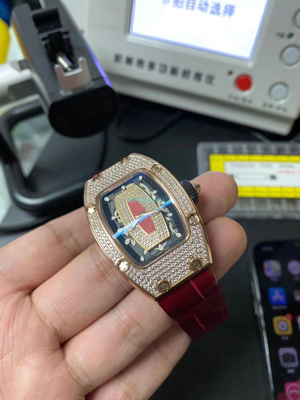 Richard Mille 理查德米勒RM007女神镶钻腕表 / RM007nv
