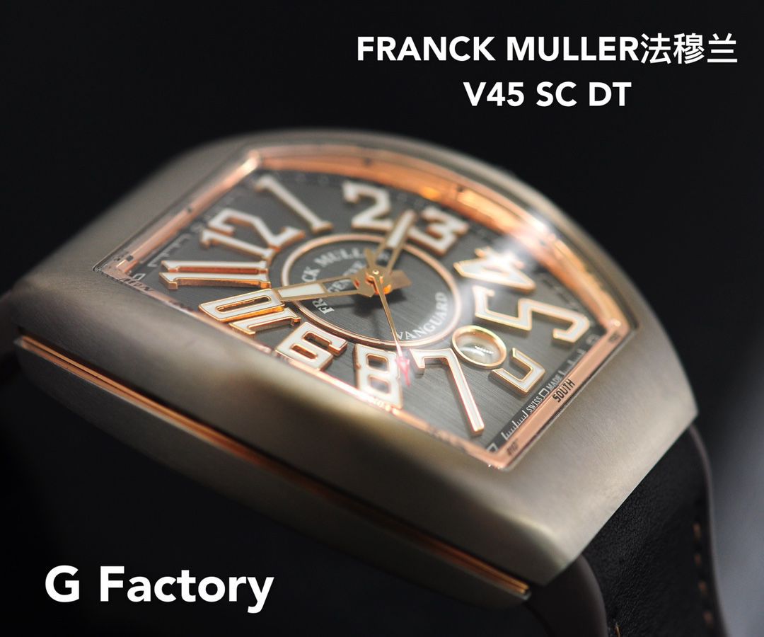 GF厂新品发的FRANCK MULLER法穆兰Vanguard 系列 V45 SC DT 男士腕表 / FL076