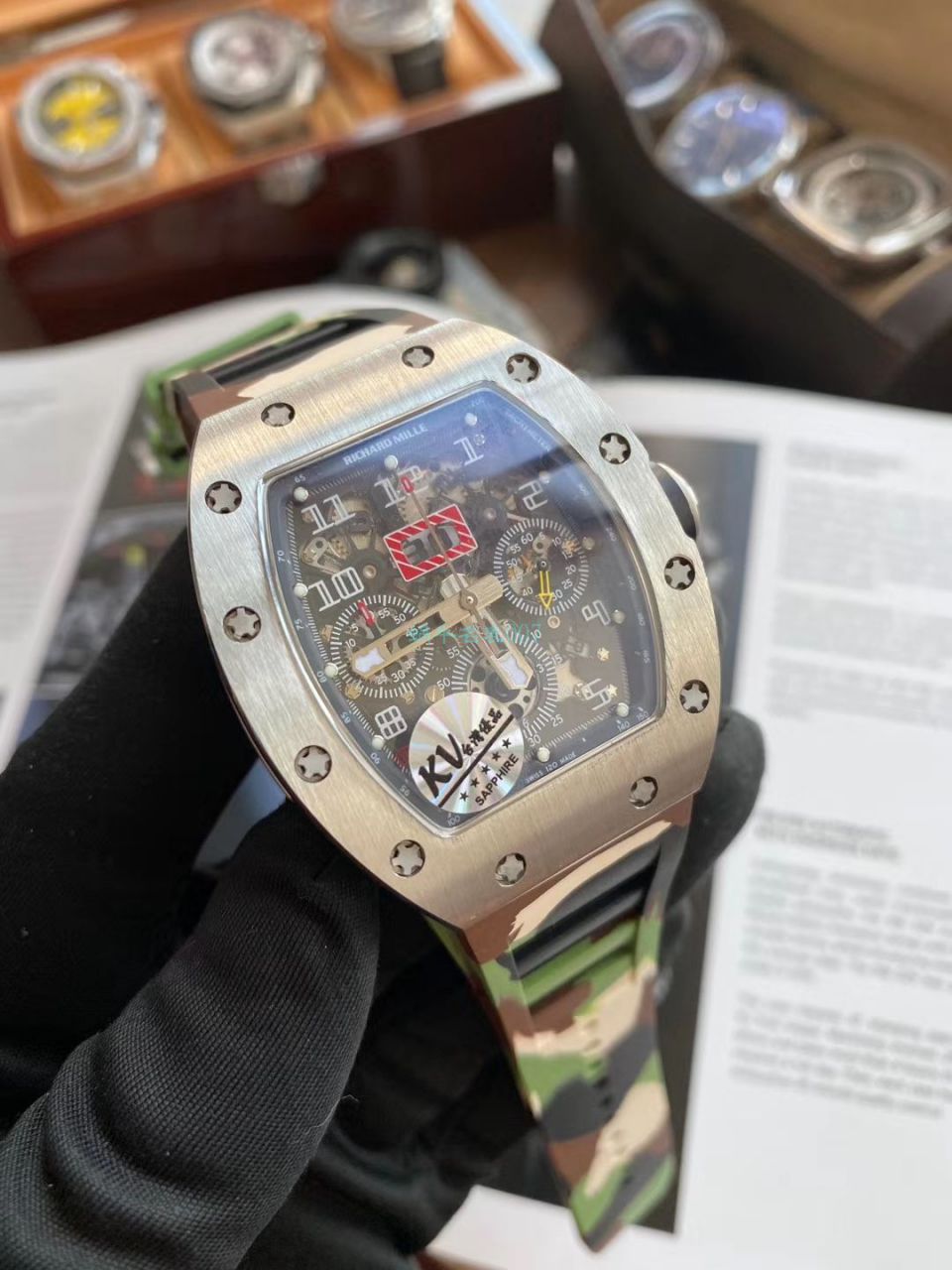 视频评测KV厂理查德米勒RICHARD MILLE RM 011 FELIPE MASSA / KVRM011FELIPEMASSA01