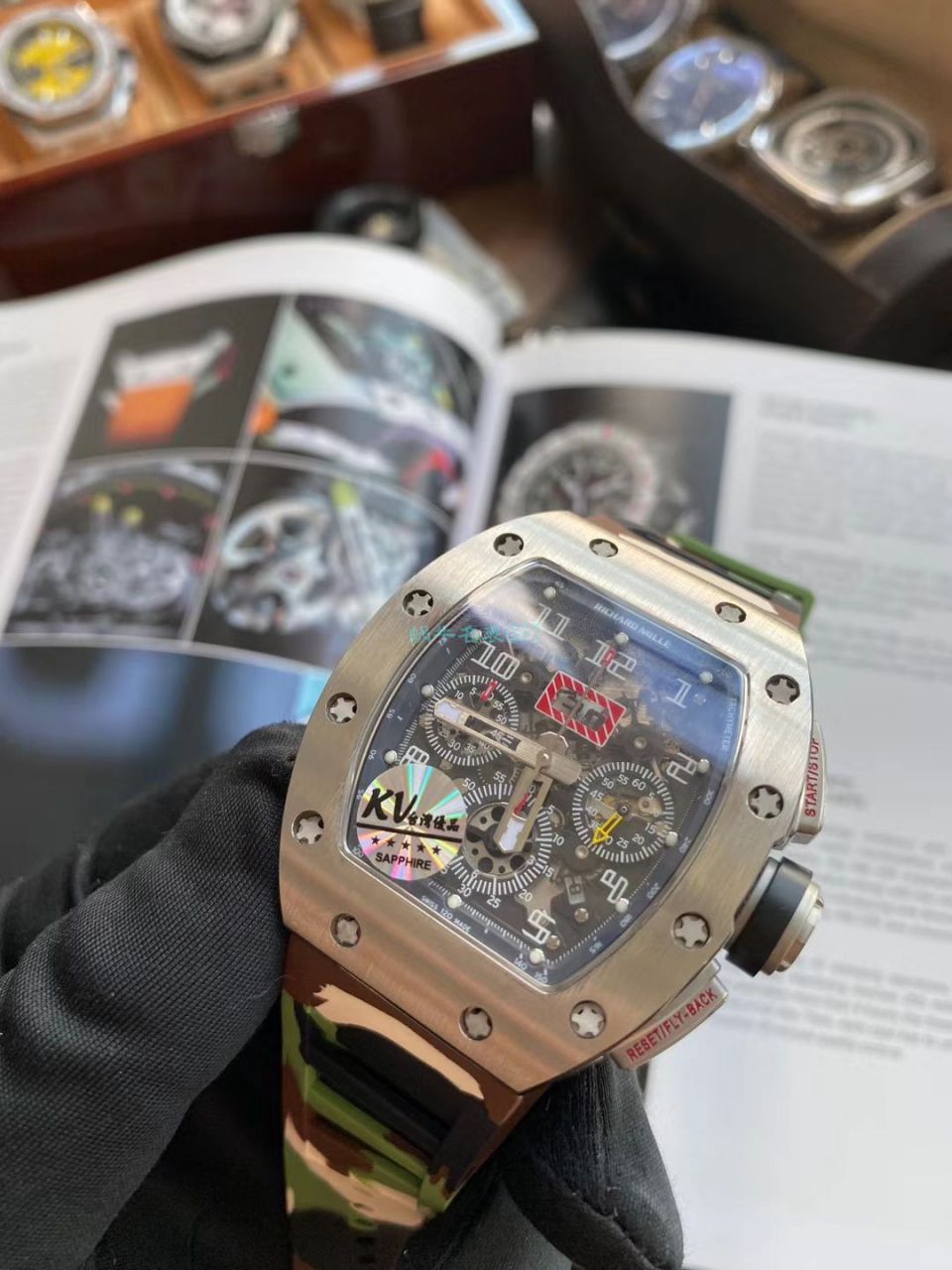 视频评测KV厂里查德米尔手表RICHARD MILLE RM 011 FELIPE MASSA 系列腕表 / KVRM011FELIPEMASSA02